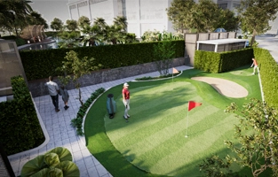 Tiện ích sân golf mini – Không gian luyện tập tinh tế cho cư dân Capital Square Đà Nẵng